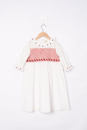 White Smocking Dress