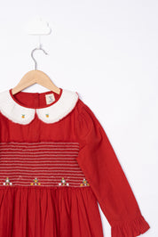 Red Smocking Dress