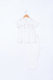 White Smocked Night Suit