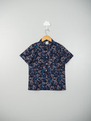 Blue & Red Floral Shirt