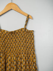 Yellow Block Print Jumpsuit