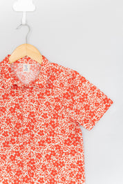 Red Floral Shirt