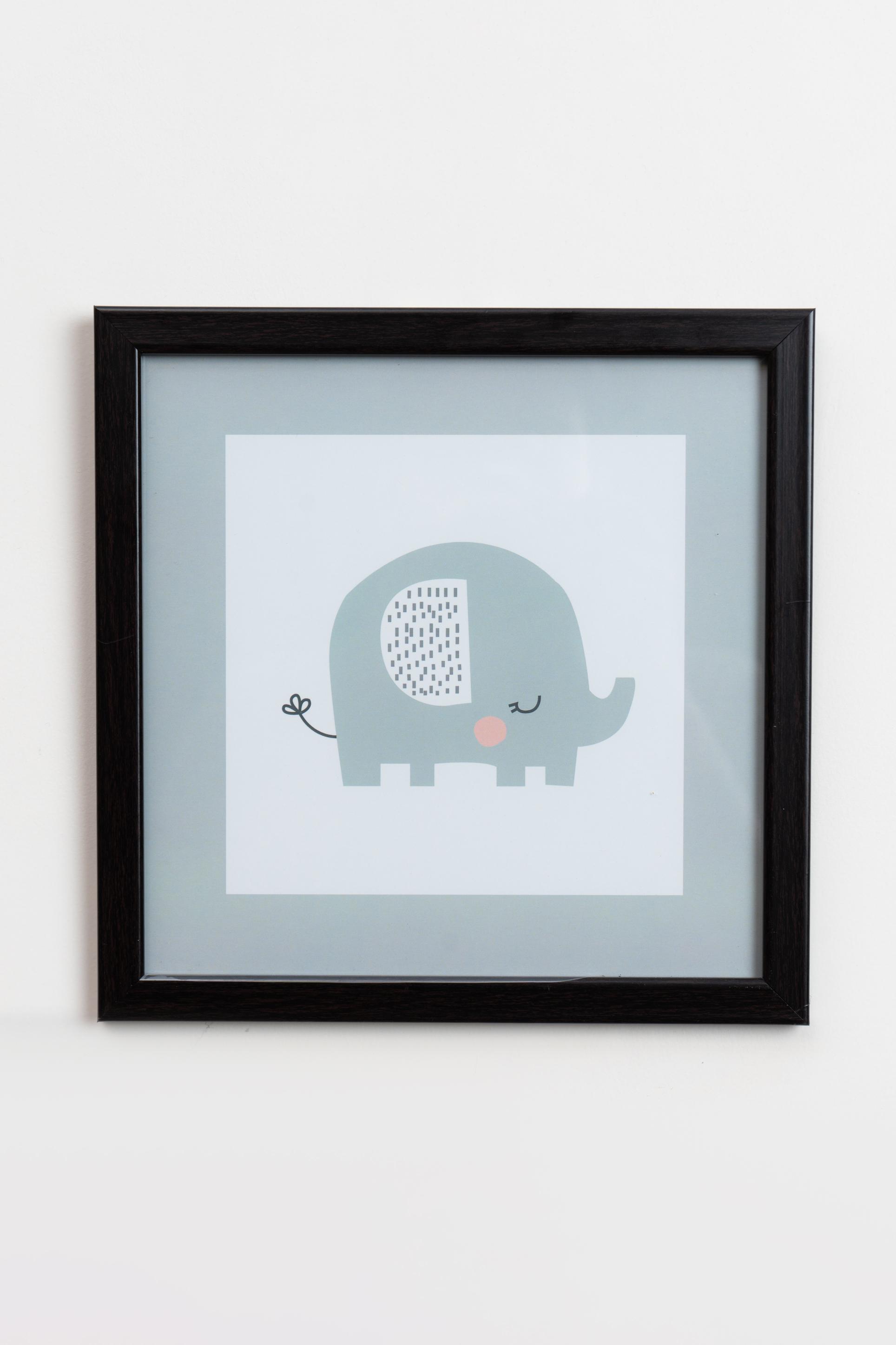 Grey Elephant Photo Frame