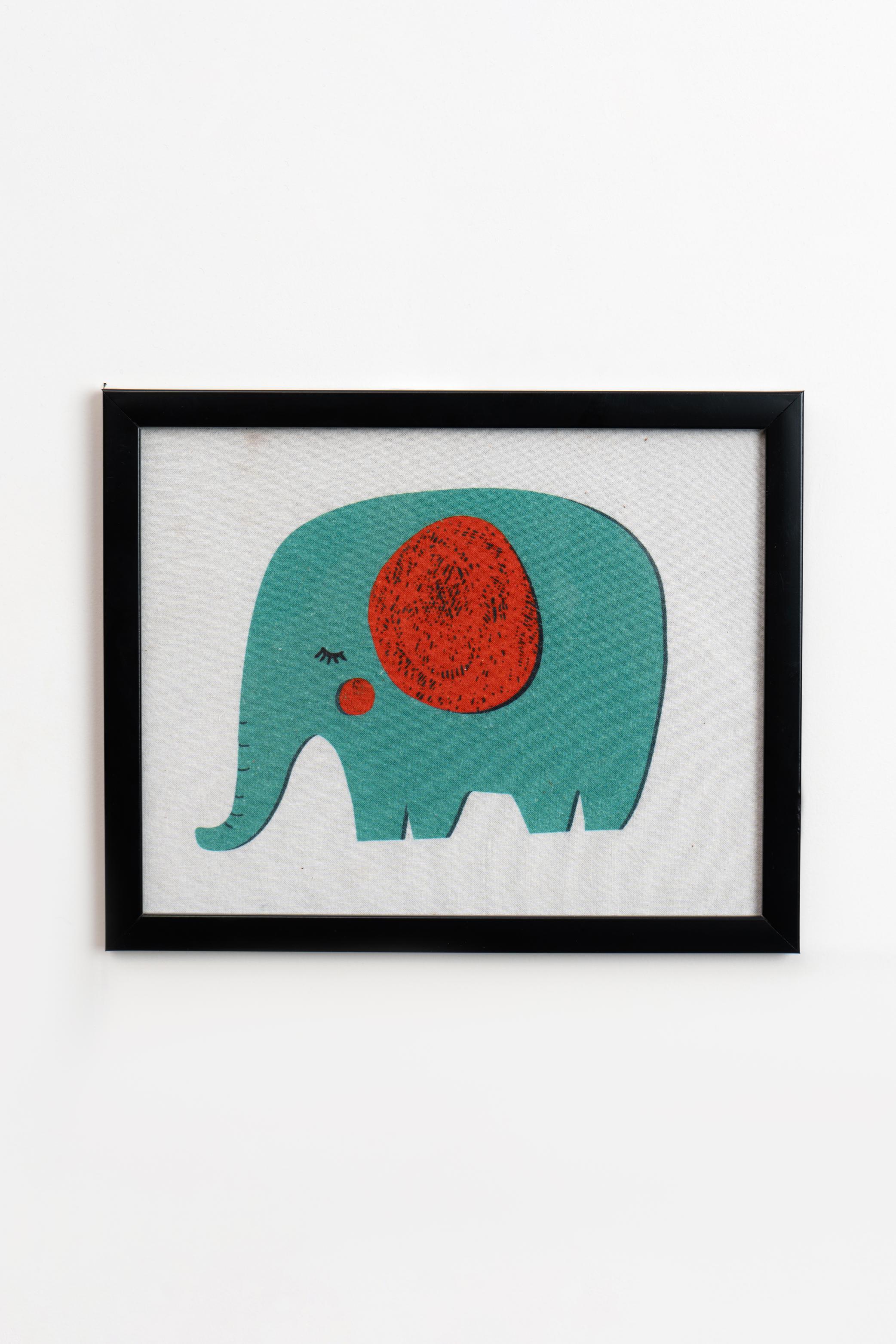 Green Elephant Photo Frame