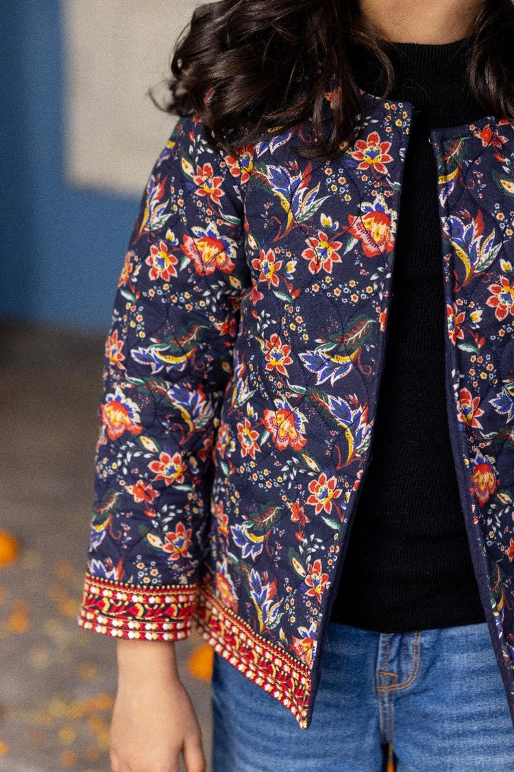 Floral Quilted Jacket