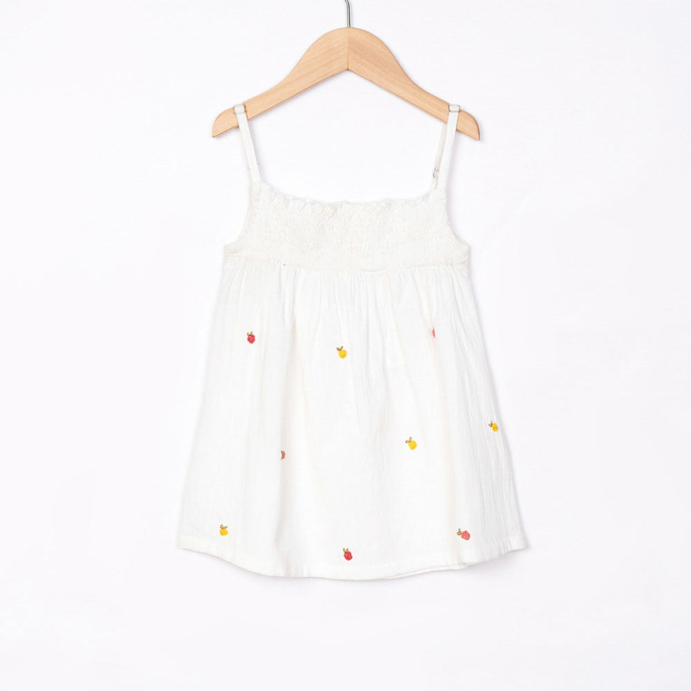 PINK ROSES DRESS - Premium Skin-Friendly Kids Wear India - The Little Trunk