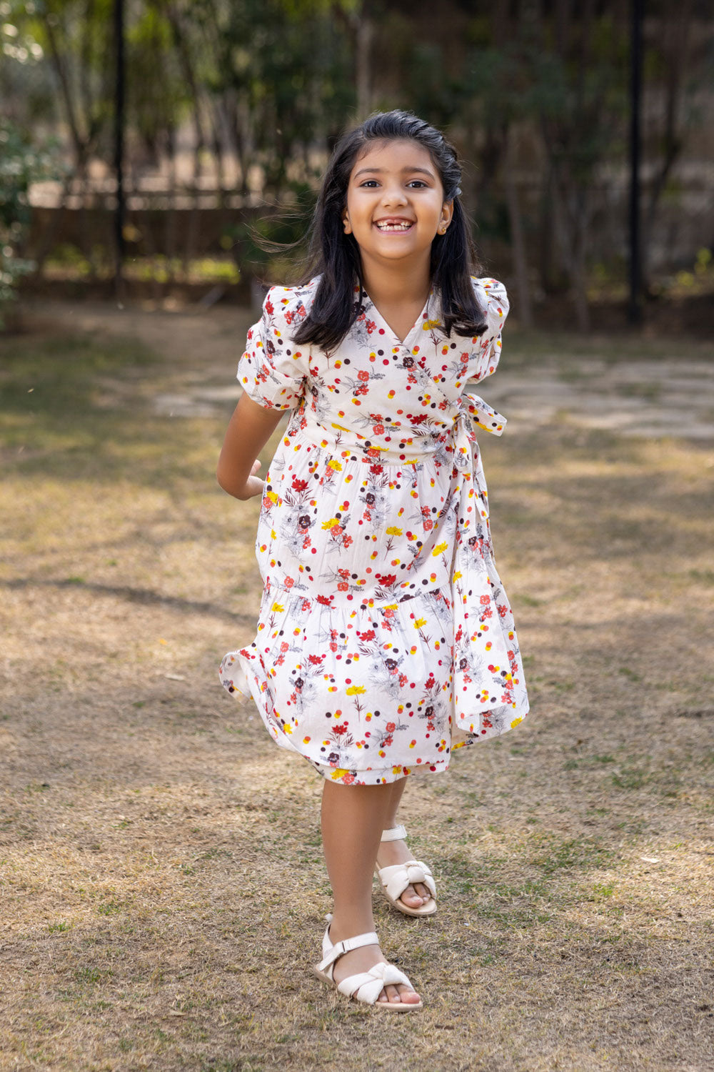 Polka Dot & Floral Dress