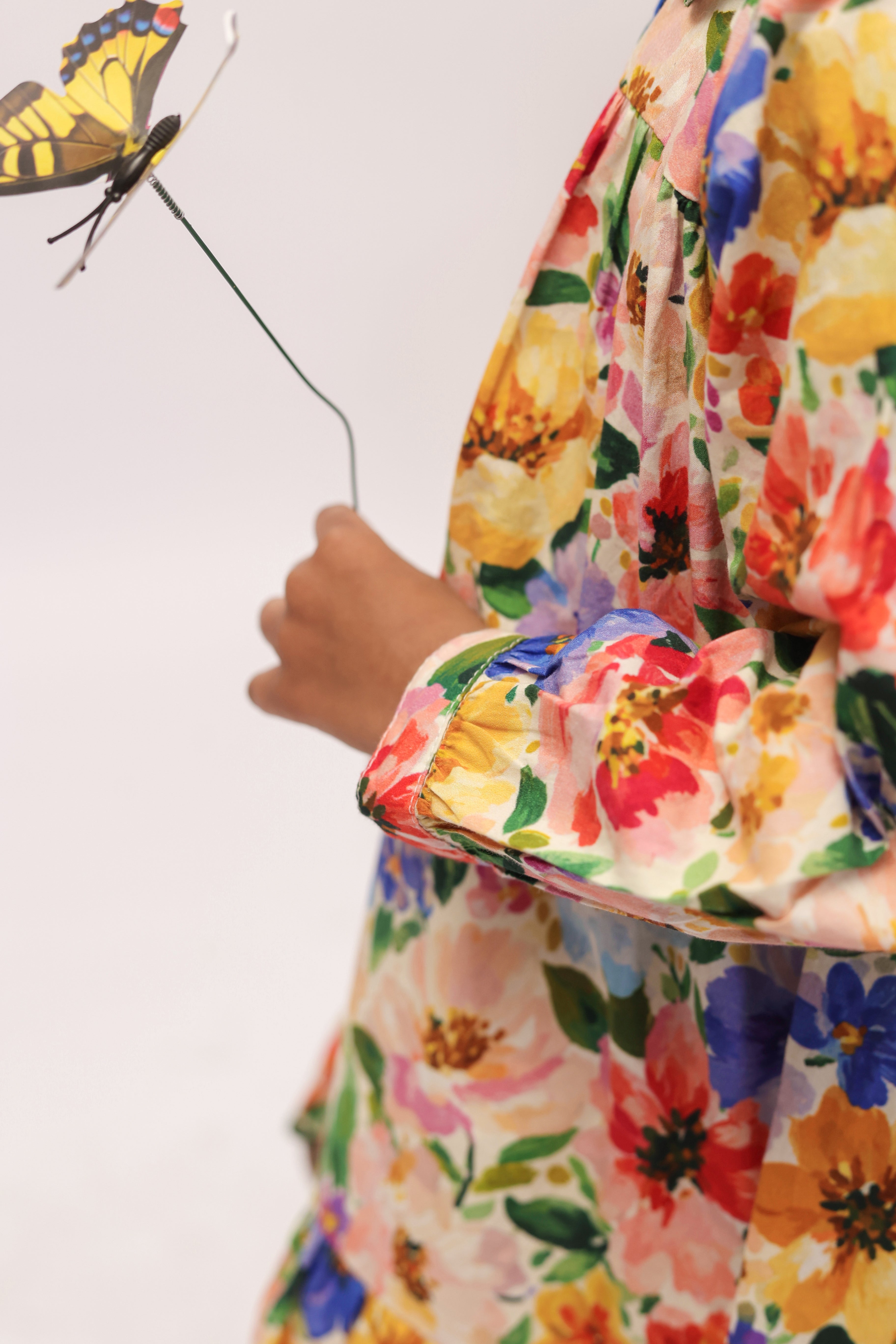 Garden Party Floral Cross Stitch Dress