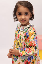 Garden Party Floral Cross Stitch Dress