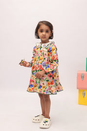 Garden Party Floral Cross Stitch Dress