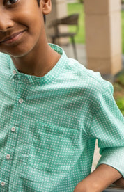 Green Checks Shirt