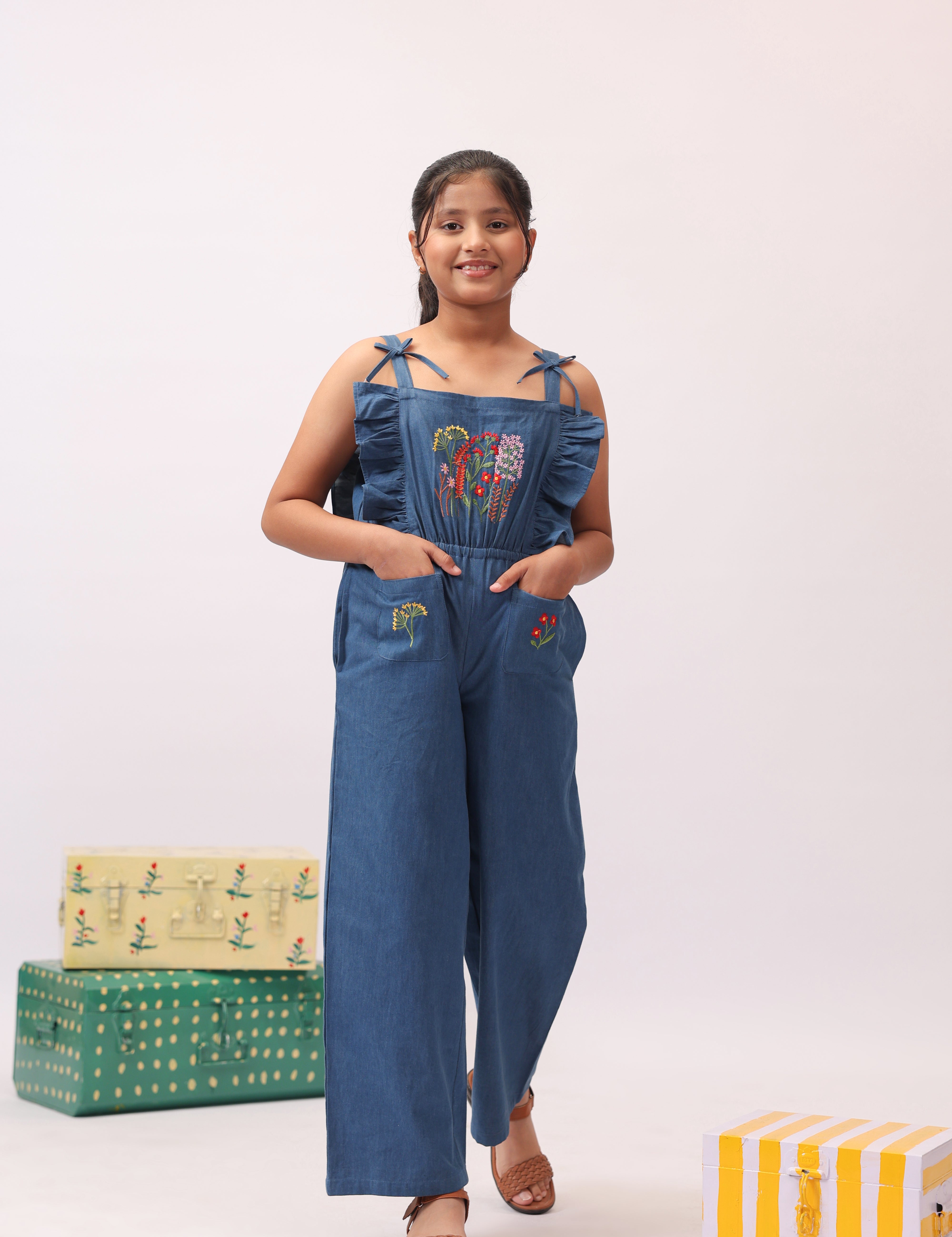 patterned jumpsuit