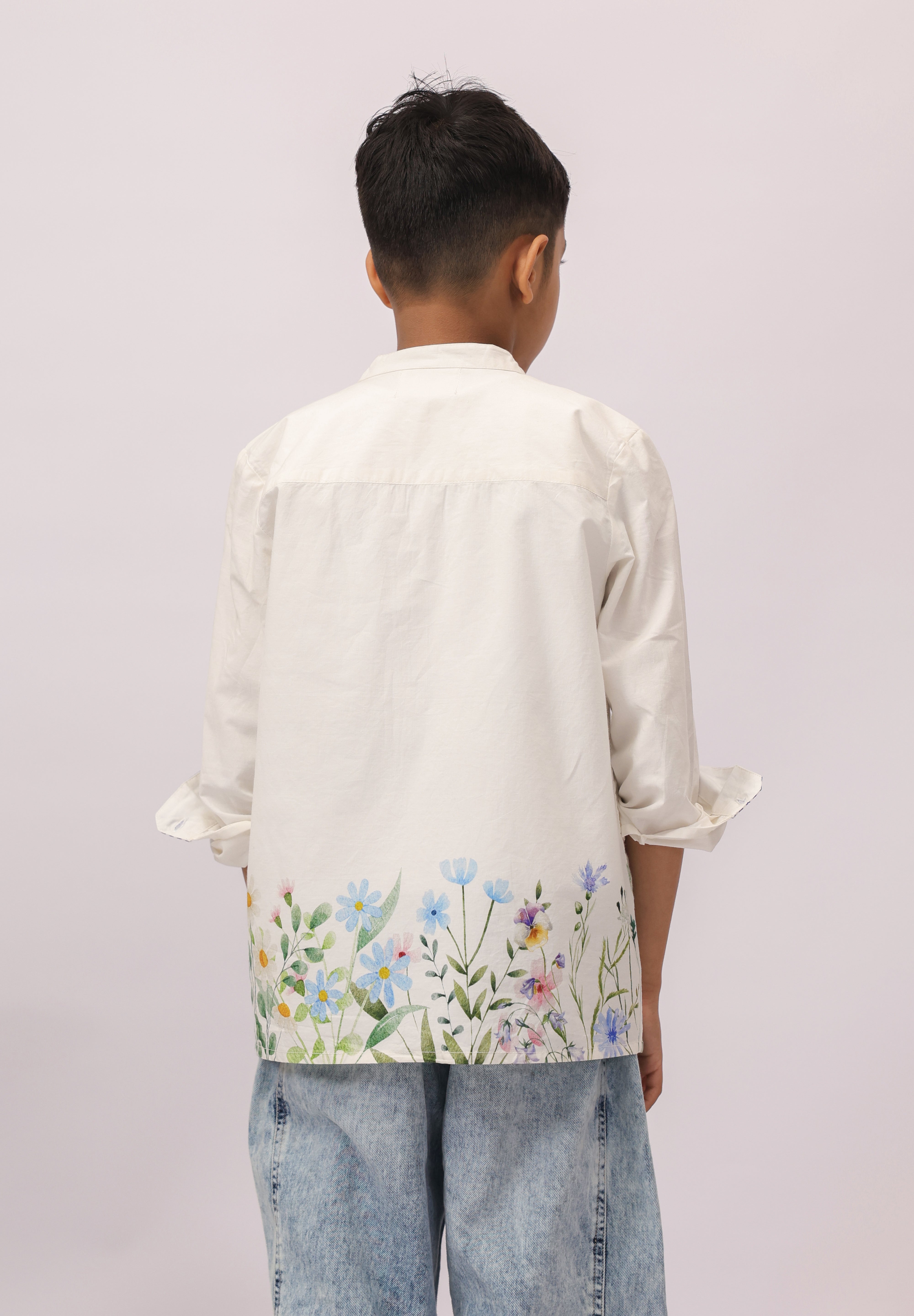 embroidered flower shirt