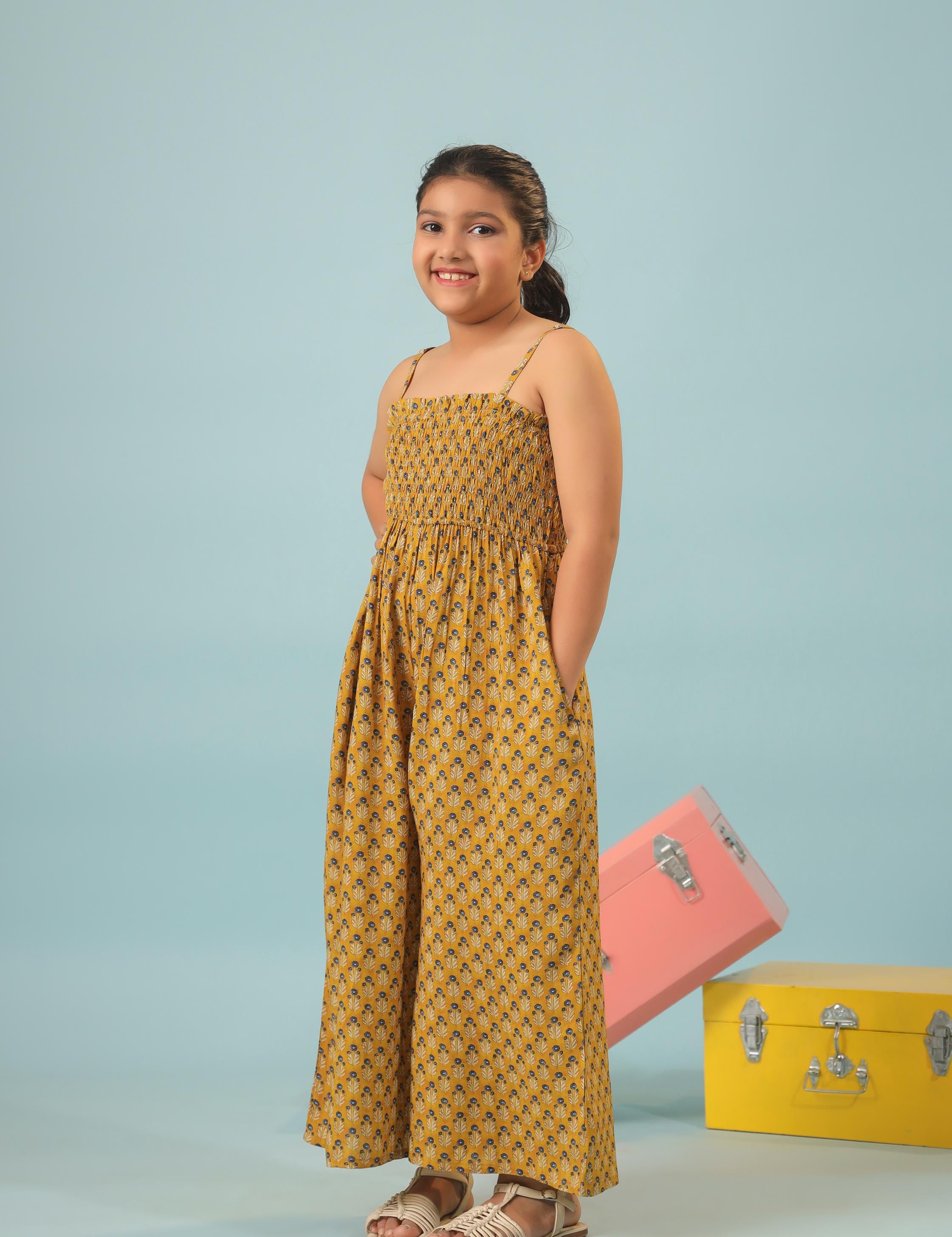 patterned jumpsuit
