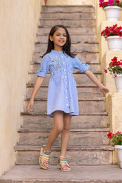 Blue Stripe Dress