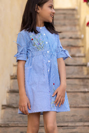 Blue Stripe Dress