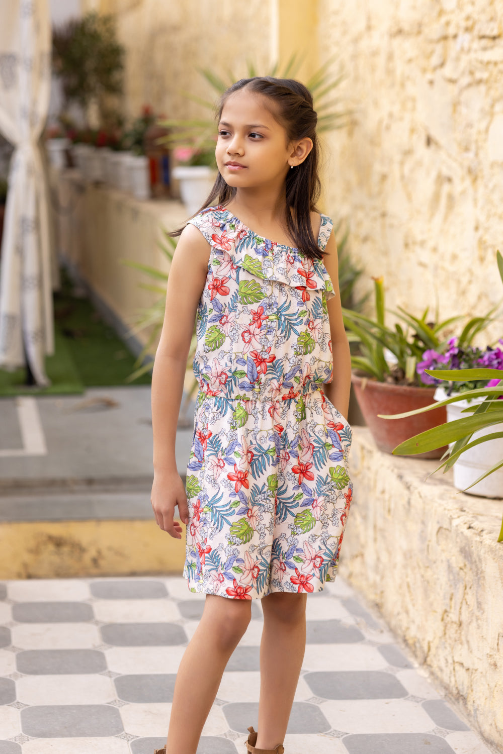 Drop Shoulder Jumpsuit