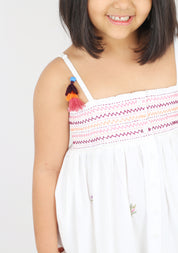 White Smocked Dress