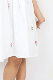 White Smocked Dress