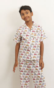 Scooter Print Pyjama Set