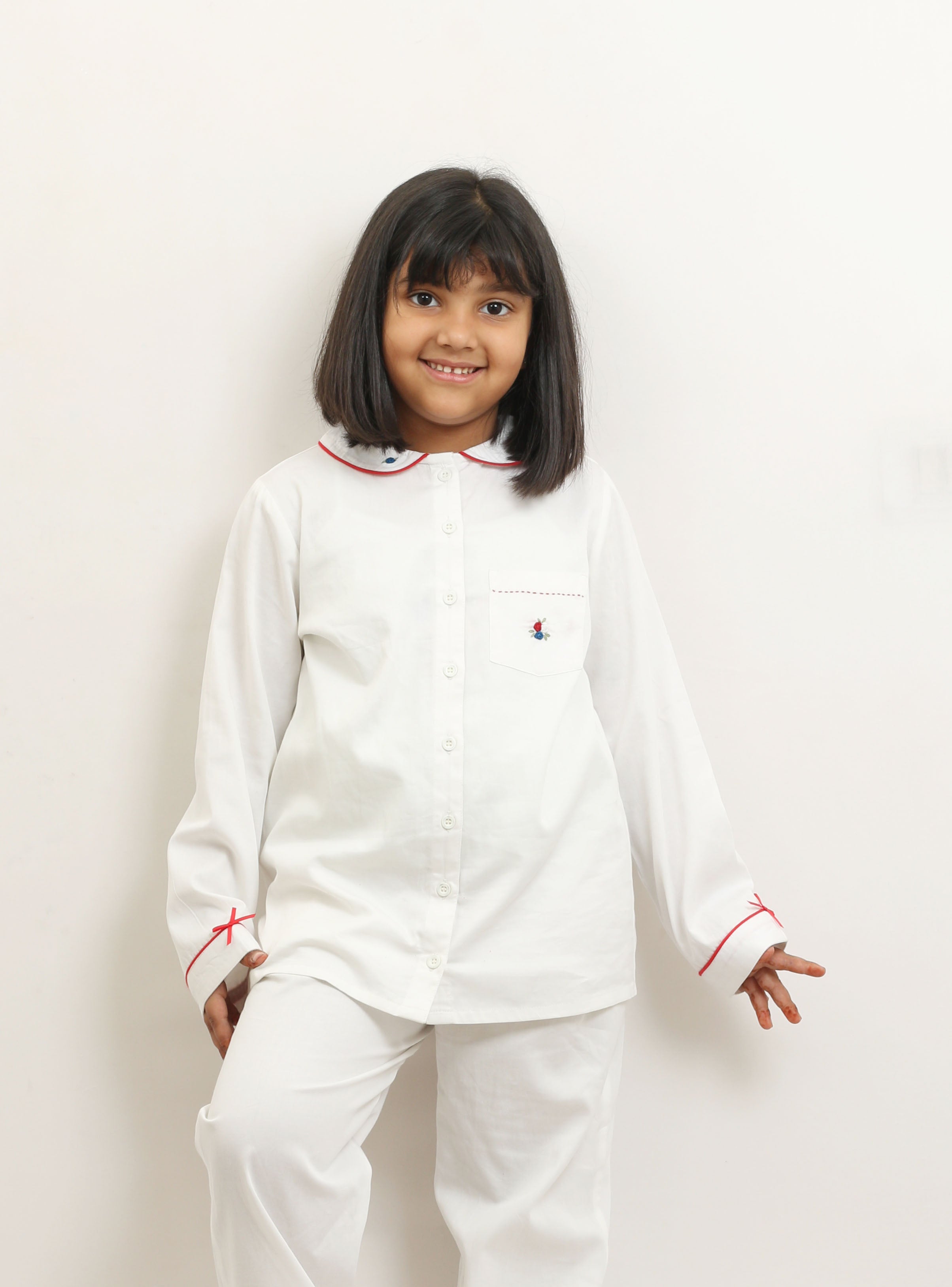 Classic White Pyjama Set