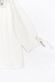 Embroidery Collar Shirt