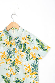 Blue Hawaiin Print Shirt