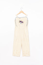 Stripe & Embroidery 
Detail Jumpsuit