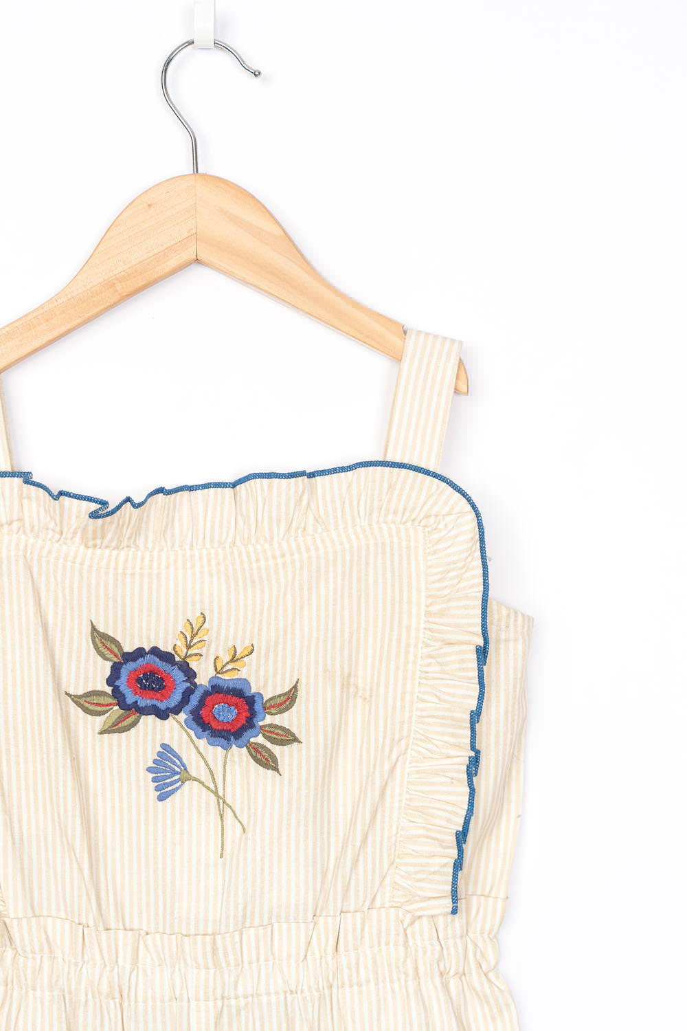 Stripe & Embroidery 
Detail Jumpsuit