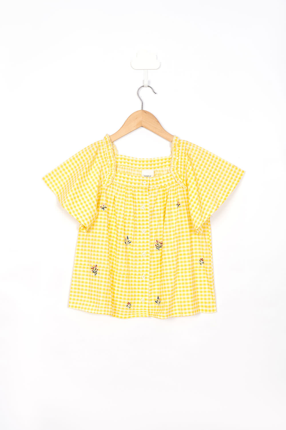 Yellow Embroidery Shirt