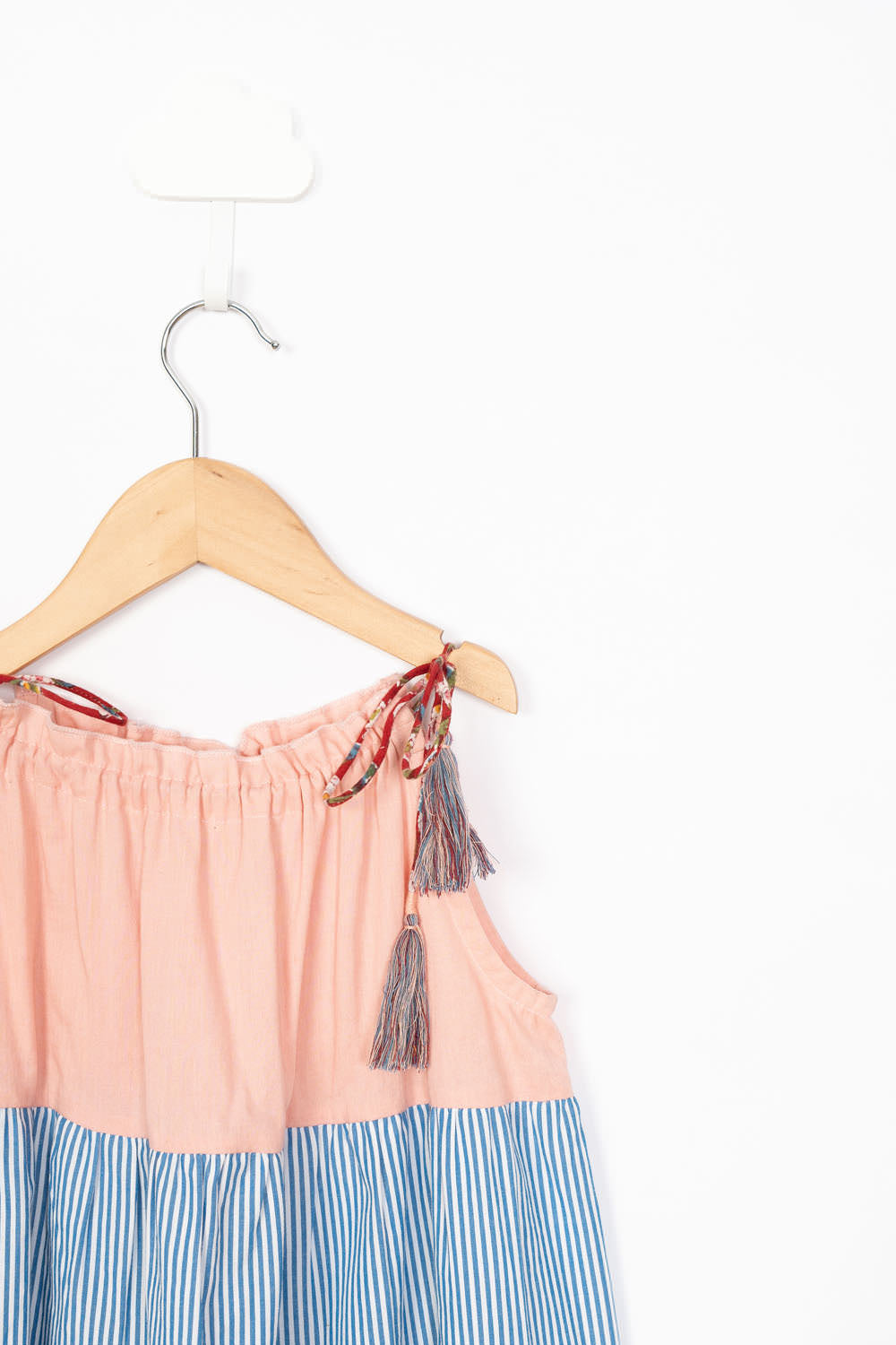 Stripe & Block Print Dress