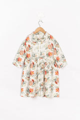 White Floral Dress