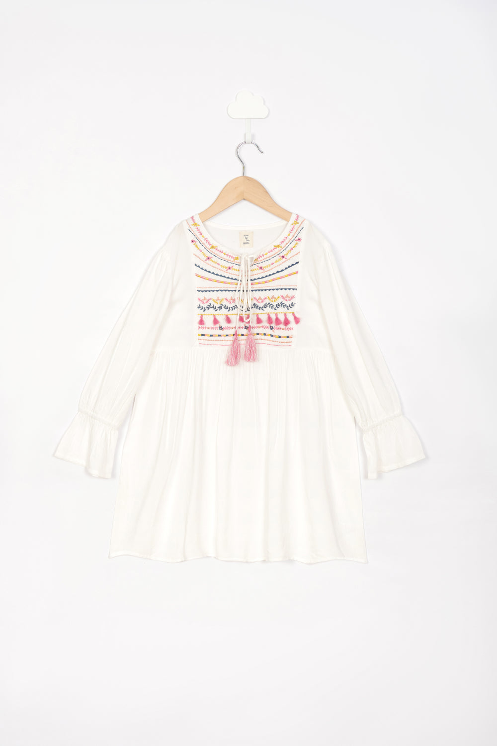 White Embroidery Blouse