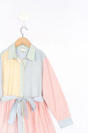 Color Block Stripe Dress