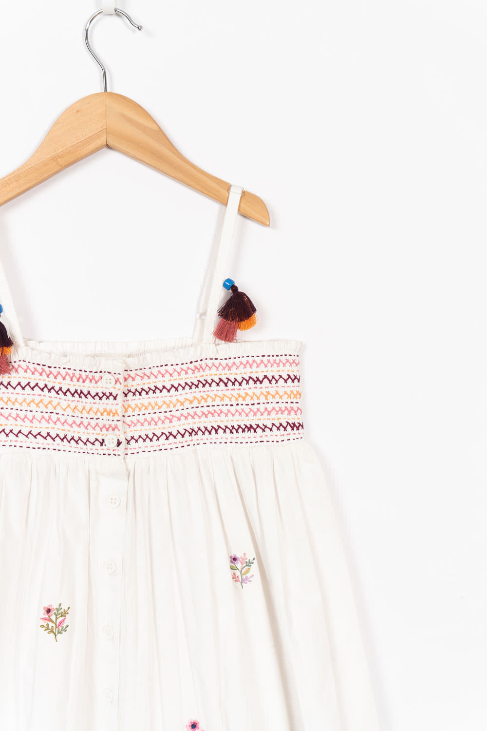 White Smocked Dress