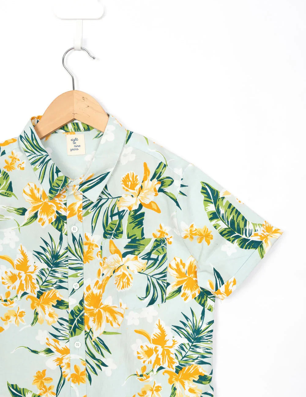half sleeve floral shirt