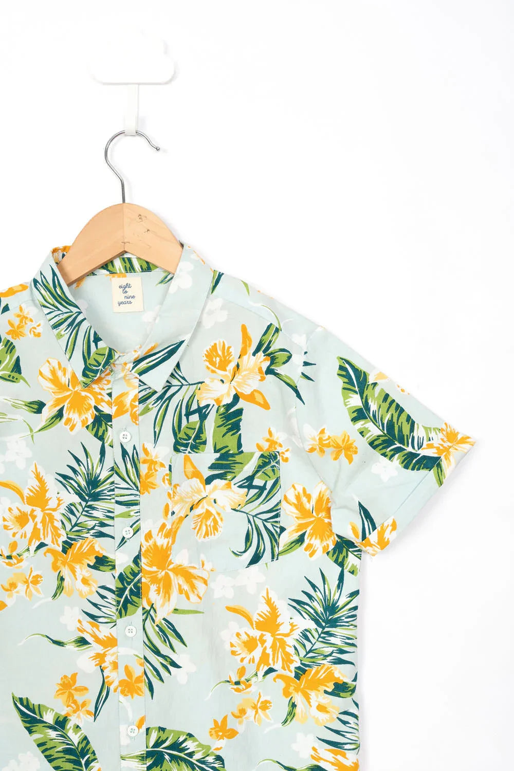 half sleeve floral shirt